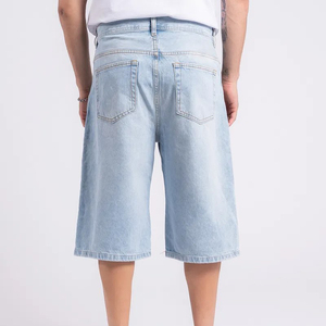High Quality Custom <b>Men</b> <b>Jean</b> Shorts Breathable Fit Baggy Jorts Manufacturers Denim Vintage Summer Outdoor Short <b>Jeans</b> for <b>Men</b> - Product Image 3
