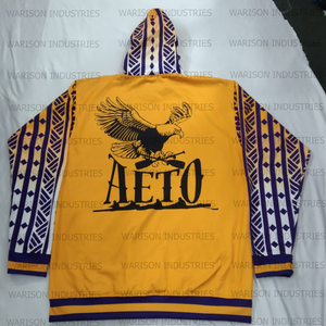 Sports Wear Men's Sublimated Hoodies Sweatshirts Made in USA Oversize 100% <b>Polyester</b> <b>Hoodie</b> With Customized Printed Design - Product Image 4