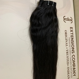 2025 nueva tendencia Genius Weft 100% extensión de cabello humano Remy ruso estilo recto con extremos gruesos - Product Image 1
