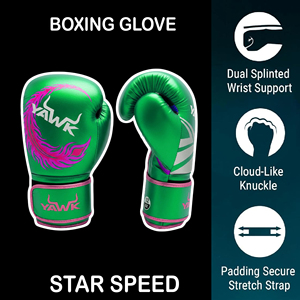 Guantes de Boxeo Profesionales de Piel Sintética de Alta Calidad, Transpirables y Personalizables para Entrenamiento de Combate - Product Image 3
