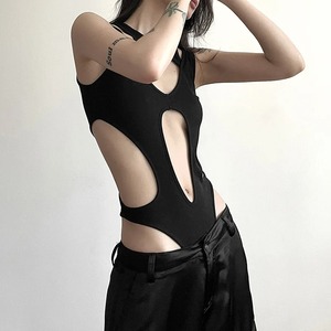 2025 Phong Cách Không Tay Đồ Bơi Của Phụ Nữ Mới Cao Cấp Một Mảnh Bodysuits Tùy Chỉnh Thiết Kế Mùa Hè Áo Tắm - Product Image 3
