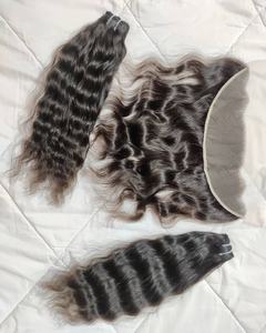 Premium Raw Indian Virgin Hair Double Drawn Paquetes de cabello humano Extensiones de peluca Temple Collection al por mayor - Product Image 6