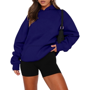 Sudadera con capucha sexy para mujer Sudaderas con capucha y sudaderas de manga larga con estampado de logotipo personalizado 100% Sudadera con capucha de algodón para mujer - Product Image 6