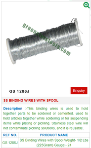 GS 1286J Jewelry Tools With Spool Stainless Steel Binding <b>Wires</b> for Jewelers for Jewelry Pliers - Product Image 2