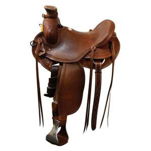 Selle de course personnalisée de qualité supérieure pour les cavaliers fabriquée en Inde Siège en cuir de peau de buffle de vache véritable animal fabriqué à la main - Product Image 1