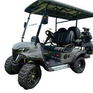High Performance 4 Seater Lithium Battery Electric Carts and Fuel <b>Golf</b> Cart Durable Utility Vehicle for Resorts Estates Cheap - Product Image 1