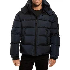 Veste polaire en laine pour hommes en gros Veste matelassée à bulles de sport imperméable avec duvet Veste matelassée à la mode - Product Image 3