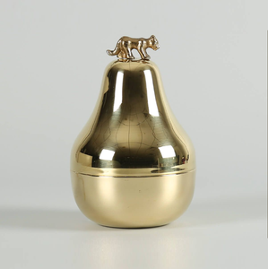 Tarro de vela de Metal hecho a mano para restaurante y Hotel en Nuevo diseño taza de contenedor de vela de lujo en precio al por mayor para Decoración - Product Image 6