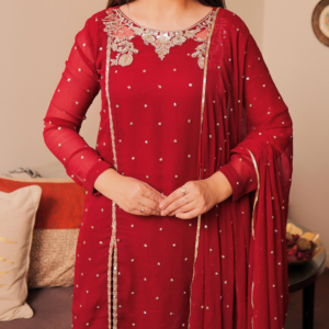 La mejor Fabricación y proveedor de vestido de fiesta de gasa para mujer Traje Shalwar Kameez de gasa elegante personalizado completo para mujer - Product Image 4