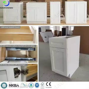 La meilleure qualité Meubles modulaires tout en bois de style européen en panneau stratifié Armoires de cuisine - Product Image 2