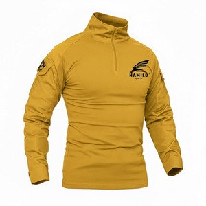 2024 High Quality Breathable <b>Compression</b> <b>Shirt</b> for Men Custom Logo Casual Solid Pattern Long Sleeve with O-Neck - Product Image 4