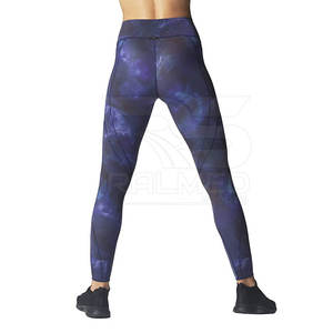 Legging pour femme grande taille, design personnalisé, spandex/nylon, uni, séchage rapide, extensible dans les quatre sens, taille haute, style unique - Product Image 3