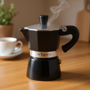 Cafetera Moka de 1 Taza, Aluminio Negro V4430014702 - Product Image 3