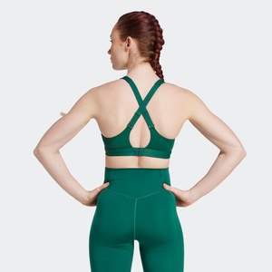 Sujetador Deportivo Verde con Espalda Cruzada para Mujer, con Espalda de Malla, Hecho en Pakistán, Sujetador Deportivo con Espalda Cruzada Color Verde Azulado, Elegante, Servicios OEM - Product Image 4