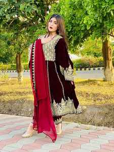 Low MOQ Custom Logo Modest Natural Afghan Women <b>Dresses</b> <b>Long</b>-<b>Sleeves</b> Breathable Afghani Party <b>Wedding</b> Patchwork Lace Zipper - Product Image 6