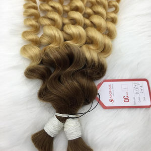 Apohair May's hotest ผมมนุษย์เวียดนามสีออมเบรผมด้านหน้าและลูกไม้ต่อขายส่ง - Product Image 1