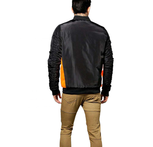Blouson Bomber en Toile de Haute Qualité pour Hommes, Modèle 2024, Vente en Gros OEM, Style Urbain, Réversible, avec Logo Brodé sur le Devant - Product Image 4