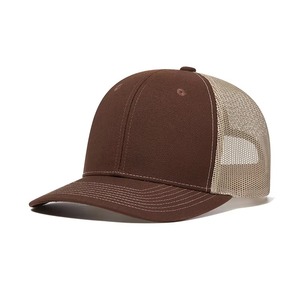 Sombrero de malla ZOB, sombreros de camionero Richardson lisos ajustables, gorra de papá ajustada, gorra de ala plana, gorras de béisbol clásicas de ala curva - Product Image 6