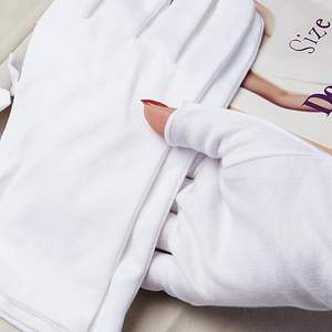 Guantes de Banda de Marcha de Color Personalizado, Impermeables, Antideslizantes, Diseño sin Dedos, 100% Algodón, Hidratantes, Talla Única - Product Image 2