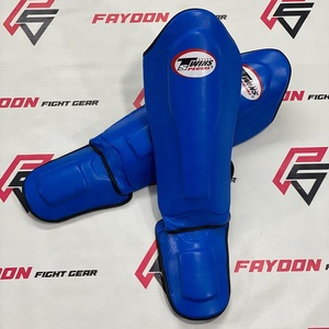 Protectores de Espinilleras para Muay Thai, Color Verde, Personalizados, Precio Económico al por Mayor, Ajustables, para Entrenamiento de Kickboxing y MMA - Product Image 6