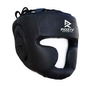 Protector de Cabeza de Boxeo Ligero de Alta Calidad con Diseño Personalizado, Visera Transparente de Cuero PU Ajustable y Personalizable para Adultos - Product Image 2