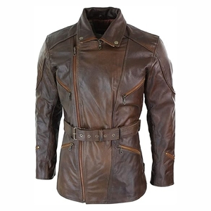 Veste en cuir de haute qualité pour hommes vente en gros - Product Image 4