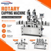 Machine de capsulage rotative automatique à 1, 2 ou 4 têtes pour petites bouteilles, cosmétiques, aliments et produits chimiques quotidiens – Ligne d'emballage