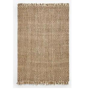 Handmade Cotton Rugs Eco-Friendly Natural Fiber Round and Rectangular Mats with Non-Slip Plush Pile Latex Backing for Home Decor - Product Image 1