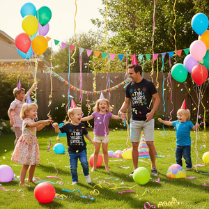 Maglietta per Festa di Compleanno 10 Anni, Outfit per Ragazzi e Ragazze per la Celebrazione del Decimo Anno - Product Image 3