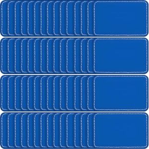 Blank Small Rectangle Shape Embroidery Logo Patch Baby Cloth Paste Shoes <b>Hats</b> <b>Bags</b> Sublimation Patch Decoration Iron-on Fabric - Product Image 1