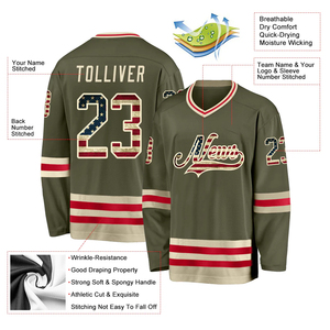 Nouvelle usine OEM personnalisé équipe vêtements de hockey sur glace impression par sublimation maillots de hockey sur glace - Product Image 3
