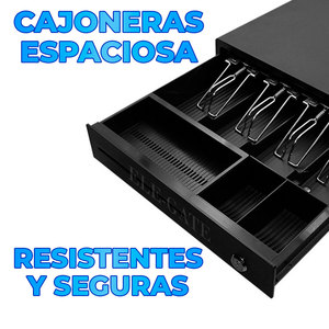 ลิ้นชักเก็บเงินโลหะแบบปรับได้พร้อมถาด RJ 11 สำหรับระบบเครื่องบันทึกเงินสด POS - Product Image 6