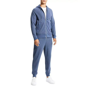 Vente en gros Sweats à capuche pour hommes 100% coton à fermeture éclair Sweats à capuche en coton imprimés avec logo personnalisé de haute qualité Sweats à capuche à fermeture éclair personnalisés - Product Image 5