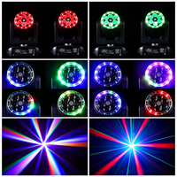 Mini projecteur à tête mobile RGBW Sharp Sword Six Bee Eyes 6x15W avec laser pour DJ, discothèque, fête, parc à thème