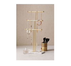 Support à bijoux en laiton et bois au design classique support à bijoux de taille personnalisée de qualité supérieure pour l'artisanat naturel en gros - Product Image 6