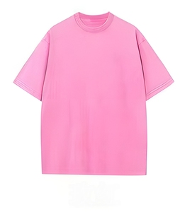 เสื้อยืดคอกลมสำหรับผู้ชายผ้าฝ้ายซักกรดเสื้อยืดโอเวอร์ไซส์แบบสั่งทำ - Product Image 5