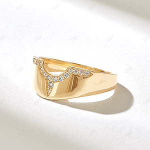 Bague de fiançailles en diamant naturel certifié IGI belle bague élégante déclaration grosse alliance pour les femmes prix usine - Product Image 4