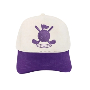 Gorra de golf bicolor al por mayor con logo de marca personalizado, gorra estructurada de 5 paneles con ojales, visera curva, gorra deportiva vintage, fábrica en Vietnam - Product Image 1