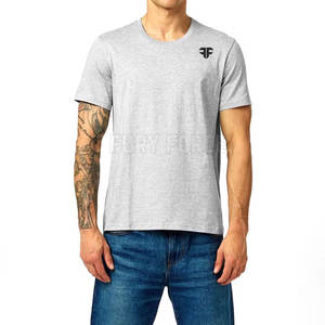Style personnalisé décontracté couleur unie hommes t-shirt fabricant pakistanais tissu confortable hommes t-shirt - Product Image 4