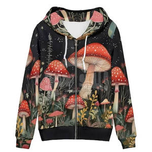 Sudaderas CON CAPUCHA DE Sublimación de color uno en tres para mujer Ropa de moda Tallas grandes Sudaderas con capucha de sublimación de nuevo diseño - Product Image 3