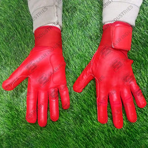 Best-seller Gants d'entraînement de baseball et softball en cuir durable et confortable Gants de frappeur de conception à manchette longue de couleur personnalisée - Product Image 3