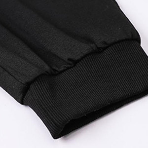 Nouvel Arrivage Survêtement Homme Hiver en Coton Respirant 100% avec Capuche en Polaire Évasée, Couleur Unie, Style Streetwear, Logo Frontal, Ensembles Tendance - Product Image 4