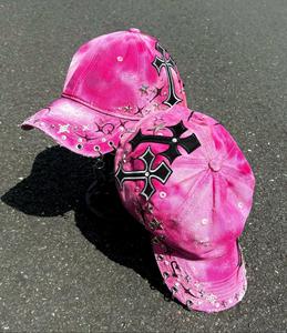 Logotipo personalizado 3D bordado Unisex 6 paneles deportes béisbol sombrero Denim algodón oro cobre hebilla tela común gorra de béisbol - Product Image 6