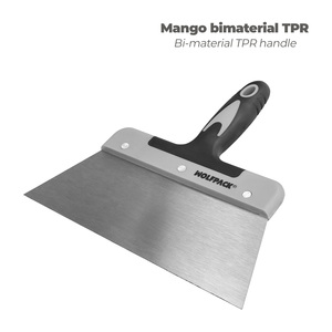 Spatola in acciaio 250 mm. Maniglia in TPR - Product Image 4