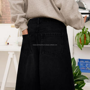 Pantalones cortos de mezclilla para mujer, pantalones cortos de mezclilla de cintura alta transpirables a la moda para mujer con lavado de piedra personalizado transpirable - Product Image 4