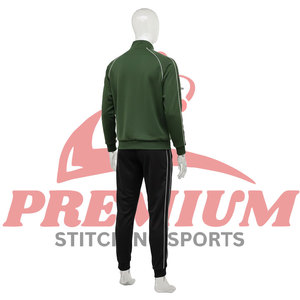 Custom Team Sports Tracksuit Polyester Nylon Windbreaker Uniform <b>Set</b> Reflective Stripe Jogging Suit - Product Image 3