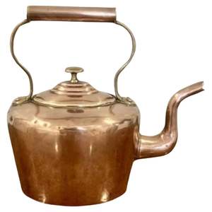 Tetera de té y café con apariencia y forma antiguas para beber desayuno Tetera de café de metal disponible a precios con descuento - Product Image 6