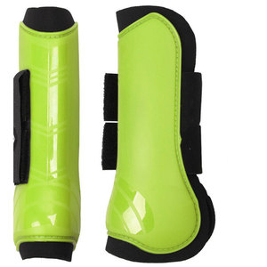 Protège-tendons en cuir imprimé multicolore pour chevaux – Protection rapide et respirante pour l'équitation et la médecine vétérinaire - Product Image 6