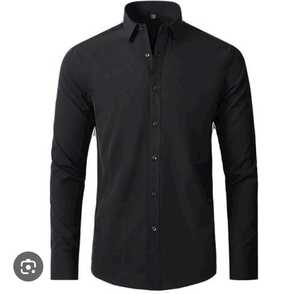 Personnalisé votre propre conception grande taille 100% pur coton chemise à manches longues uni solide hommes chemise habillée formelle respirante, chemises pour hommes - Product Image 1