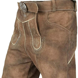 บทความ2025มาใหม่ท่อ lederhose สำหรับผู้ชายเสื้อผ้าบาวาเรีย Trachten คุณภาพสูง Kurz lederhose หนังแท้สำหรับฤดูกาลใหม่2025 - Product Image 1